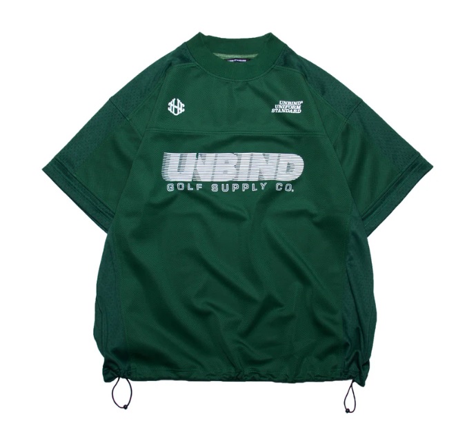 UNBIND】UN2193PLEASANT MOCK GAME SHIRT/M/GREEN